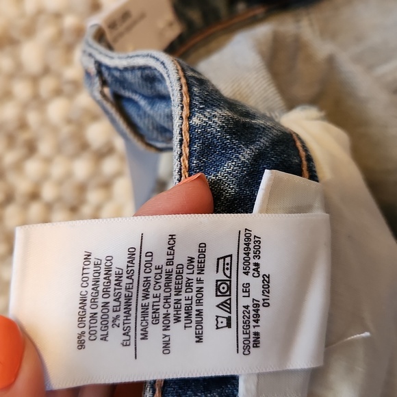 COPY - NWT Joe's Jeans Lara mid-rise cigarette ankle patchwork 26 - Picture 7 of 7